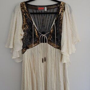 Vintage Free People Sequin Dress